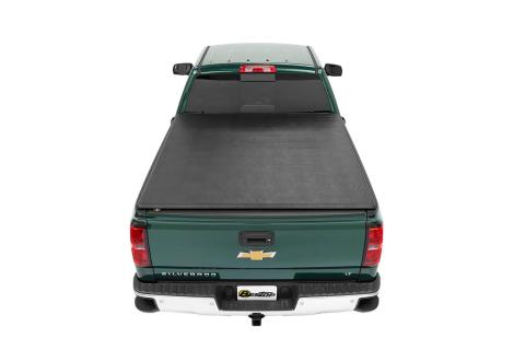 EZ-Roll Soft Tonneau Cover For 2014-2019 Silverado/Sierra 1500 19 Classic 6.5 Foot Black Tailgate Spoiler Not Included Bestop