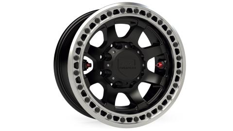 Olympus Beadlock Off-Road Wheel 8x6.5 Inch -25mm Metallic Black TeraFlex