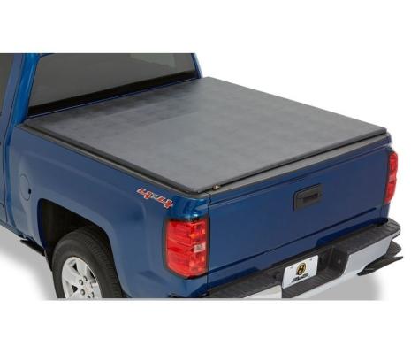 Soft Tri-Fold Tonneau Cover EZ-Fold For Nissan 2005-2024 Frontier 6.0 Foot Black Tailgate Spoiler Not Included Bestop