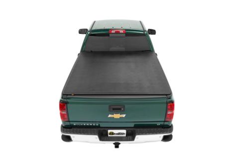 Soft Tri-Fold Tonneau Cover EZ-Fold For 2015-2024 Colorado/Canyon 6.0 Foot Black Tailgate Spoiler Not Included Bestop