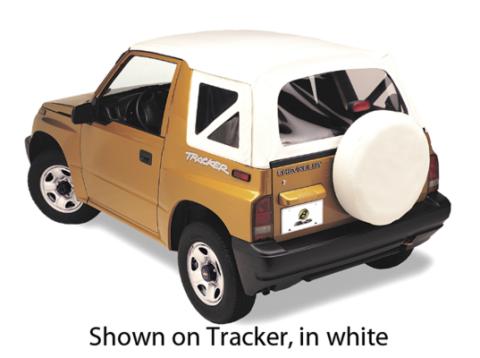 Replace-A-Top for OEM Hardware For Geo/Suzuki 1989-1994 Tracker/Sidekick Clear White Denim No Door Skins Included Bestop