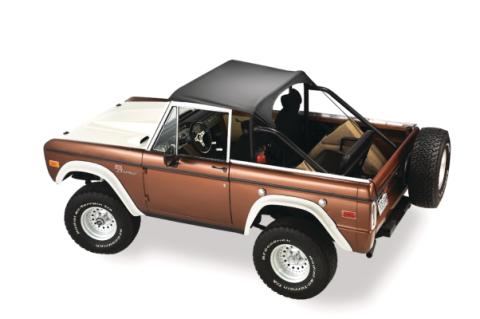 Ford Bronco Bikini Top Traditional Bikini Top For Ford 1966-1977 Bronco Black Crush Bestop