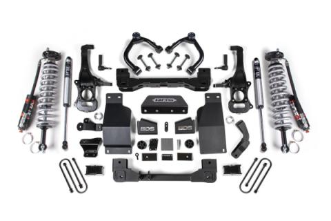 25-Up Silverado/Sierra 1500 4WD 4 Inch Suspension Lift Kit 3.0 Diesel / 2.7 Gas 3 Inch Rear Block -Fox 2.5 PES C/O Front Fox 2.0 PS Rear BDS Suspension