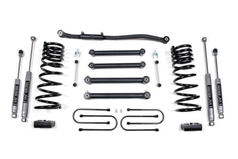 3 Inch Lift Kit Dodge Ram 2500 03-13 &amp; 3500 03-12 4WD Diesel 4 Inch Axle NX2 Nitro Shocks