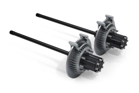 07-18 Wrangler JK Dana 44 Rear Axle 8-Lug Full-Float Conversion &amp; Solid Big Rotors 32-Spline TeraFlex