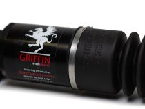 Jeep Steering Attenuator Upgrade for XD Drag Links Griffin XD For 07-24 Wrangler JK/JL, Gladiator Black Bellow Steer Smarts