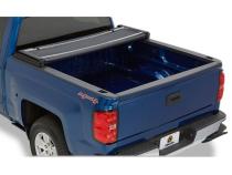 Soft Tri-Fold Tonneau Cover EZ-Fold For Nissan 2005-2024 Frontier 6.0 Foot Black Tailgate Spoiler Not Included Bestop