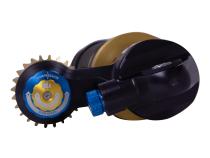 Suspension Shock Absorber and Coil Spring Assembly Monotube Front Left Can-Am Maverick X3 RS Turbo Type III Hard Anodized Black Hawk Powersports Bilstein