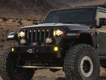 DOT LP6 LED Headlight Kit Jeep 2018-2025 Wrangler JL 2020-2025 Gladiator JT w/LED Headlights (White) Baja Designs