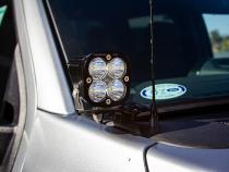 Squadron Sport A-Pillar Kit 21-23 F-150 (Spot; Clear; Upfitter Wiring) Baja Designs