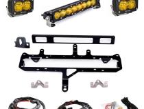 Toyota S8 10 Inch Light Bar S2 Pro Grille Conversion Light Kit 2024-On Toyota Tacoma Baja Amber Baja Designs