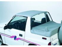 GEO Tracker/Suzuki Sidekick Bikini Top Strapless Standard Targa Style Bikini Top For Geo/Suzuki 1995-1998 Tracker/Sidekick Black Denim Bestop